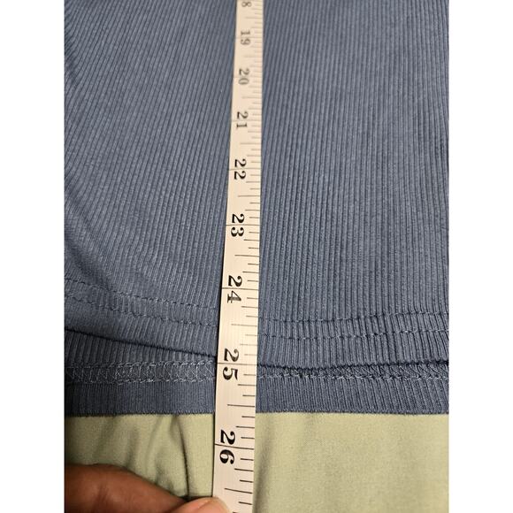 Nicole miller large women's blue ribbed pajama set - Picture 10 of 13